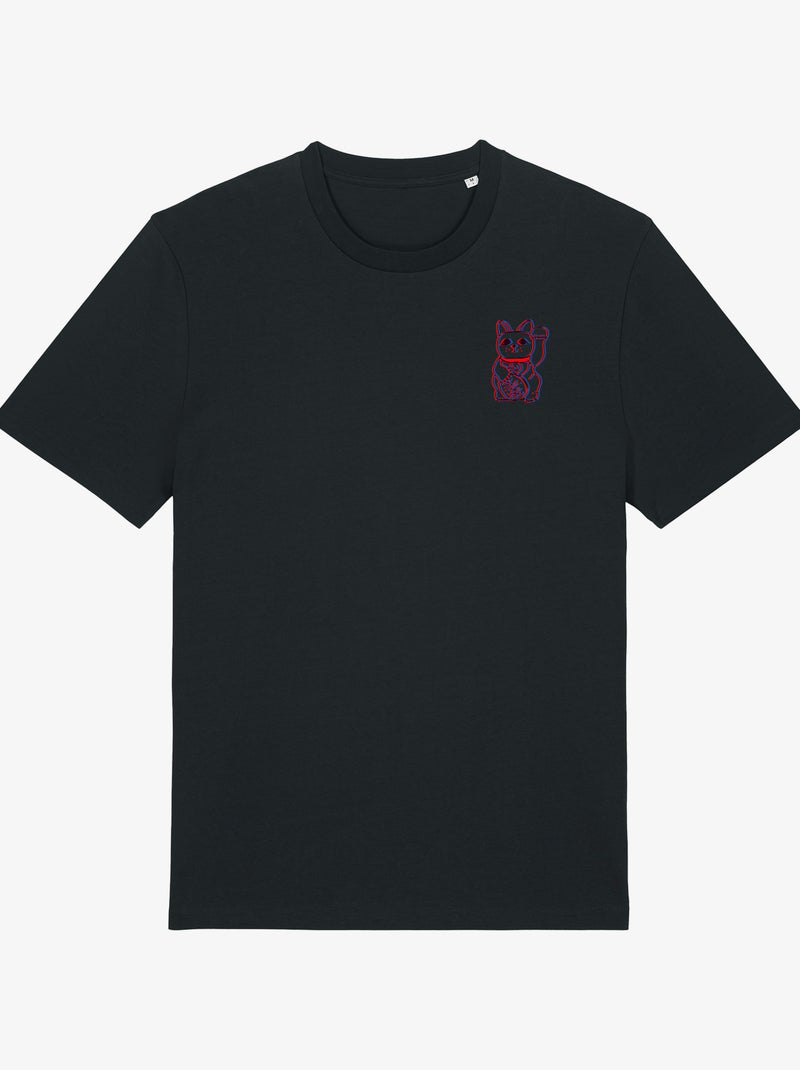 T-shirt Uomo - GLITCH CAT Nero - Kiabi