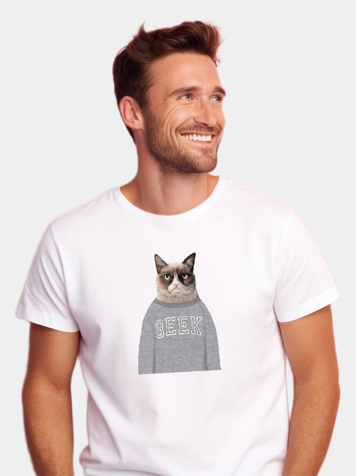 T-shirt Uomo - GRUMPY CAT - Kiabi