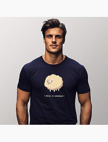 T-shirt Uomo - HAIRCUT SHEEP