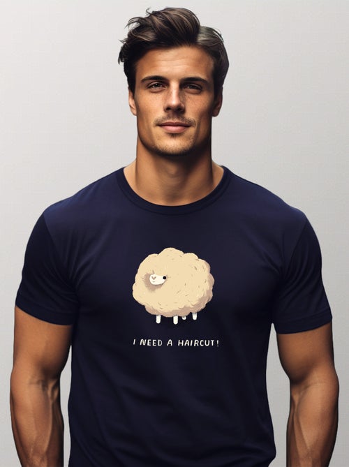 T-shirt Uomo - HAIRCUT SHEEP - Kiabi