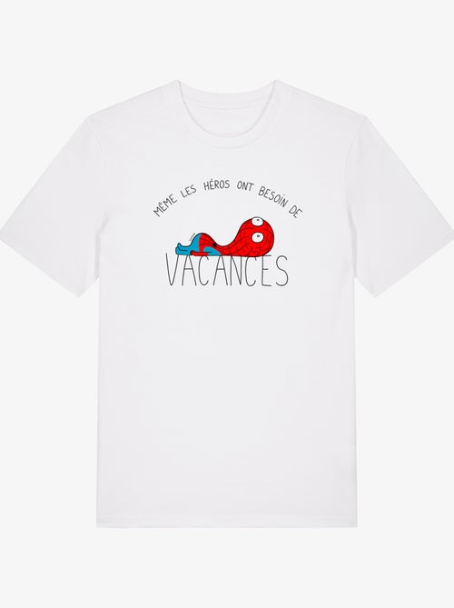 T-shirt Uomo - HEROS VACANCES SPIDER - Kiabi T-shirt Uomo - HEROS VACANCES SPIDER - Kiabi