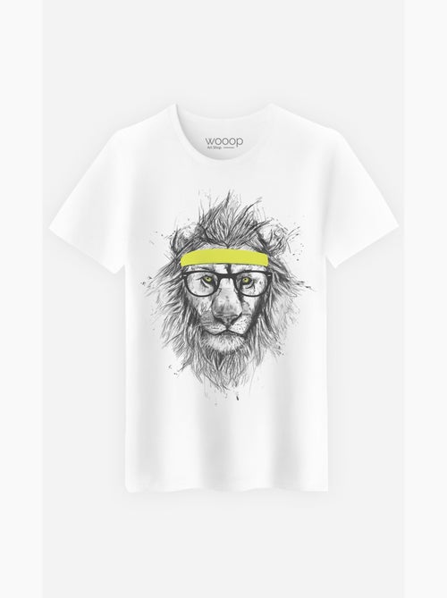 T-shirt Uomo - HIPSTER LION - Kiabi
