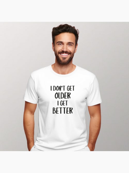 T-shirt Uomo - I DON'T GET OLDER I GET BETTER - Kiabi