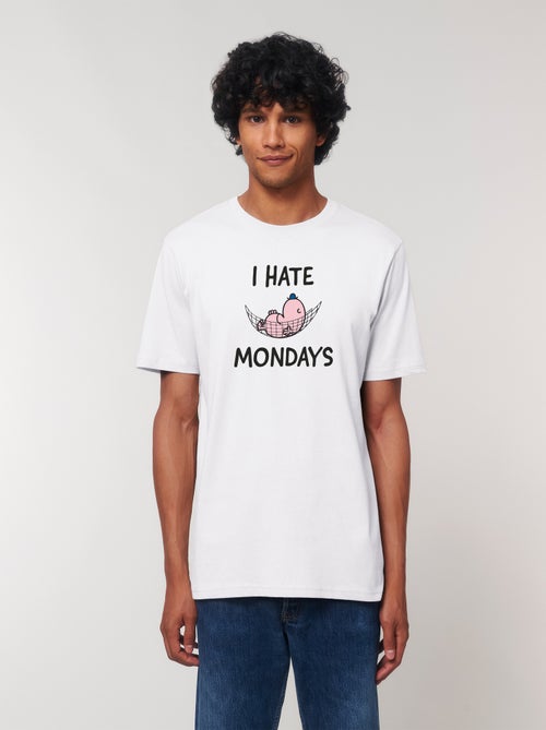 T-shirt Uomo - I HATE MONDAYS - Kiabi