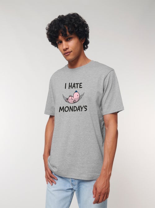T-shirt Uomo - I HATE MONDAYS - Kiabi