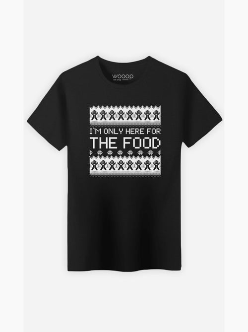 T-shirt Uomo - I M ONLY HERE FOR THE FOOD - Kiabi