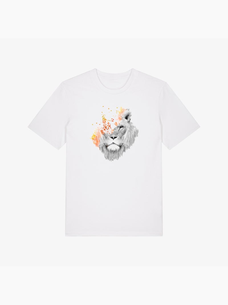T-shirt Uomo - IF I ROAR Bianco - Kiabi