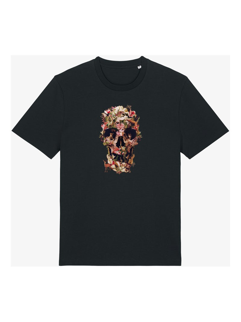 T-shirt Uomo - JUNGLE SKULL Nero - Kiabi