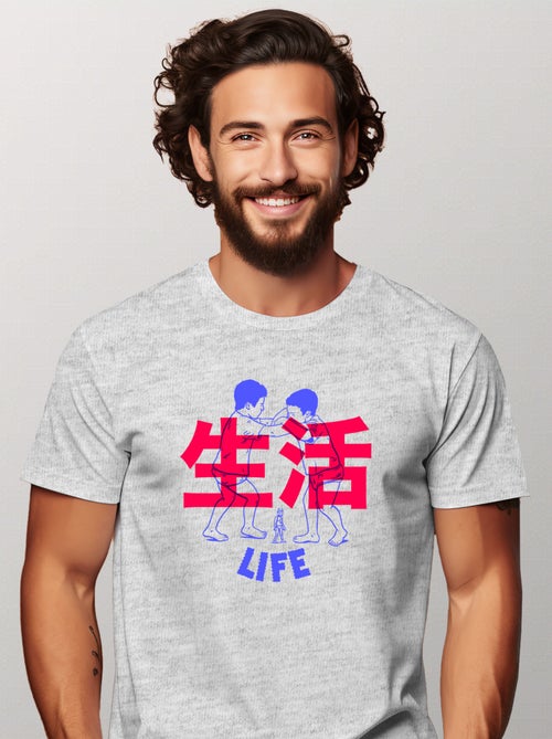 T-shirt Uomo - LIFE RED - Kiabi
