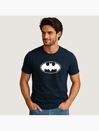 T-shirt Uomo - LOGO BATMAN WHITE