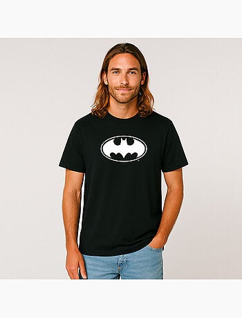 T-shirt Uomo - LOGO BATMAN WHITE