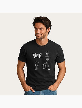 T-shirt Uomo - LOONEY TUNES TWEETY 80TH OUTLINE