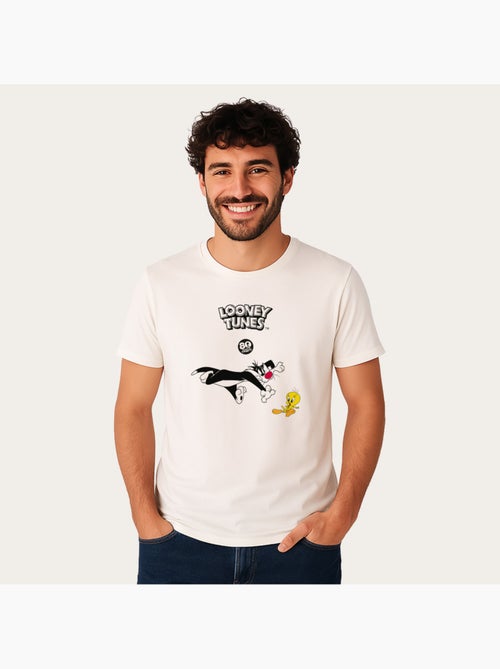 T-shirt Uomo - LOONEY TUNES TWEETY 80TH THE CHASE - Kiabi