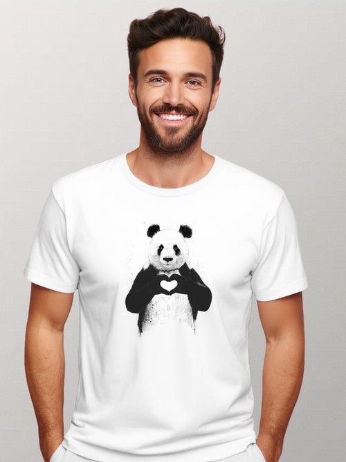 T-shirt Uomo - LOVE PANDA - Kiabi