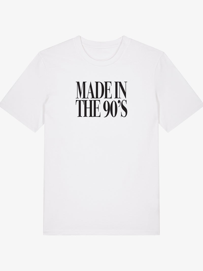 T-shirt Uomo - MADE IN THE 90 S Bianco - Kiabi