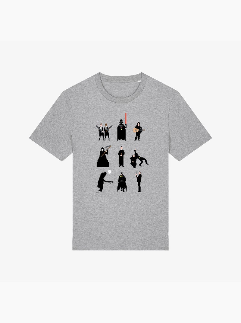 T-shirt Uomo - MEN IN BLACK Grigio melangiato - Kiabi