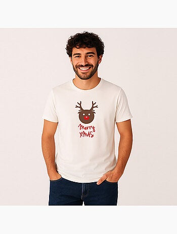 T-shirt Uomo - MERRY XMAS RENNE