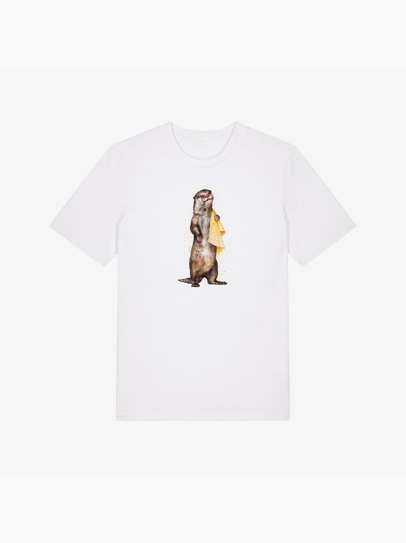 T-shirt Uomo - OTTER Bianco - Kiabi