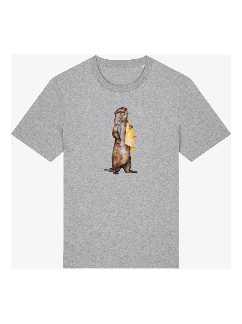 T-shirt Uomo - OTTER Grigio melangiato - Kiabi
