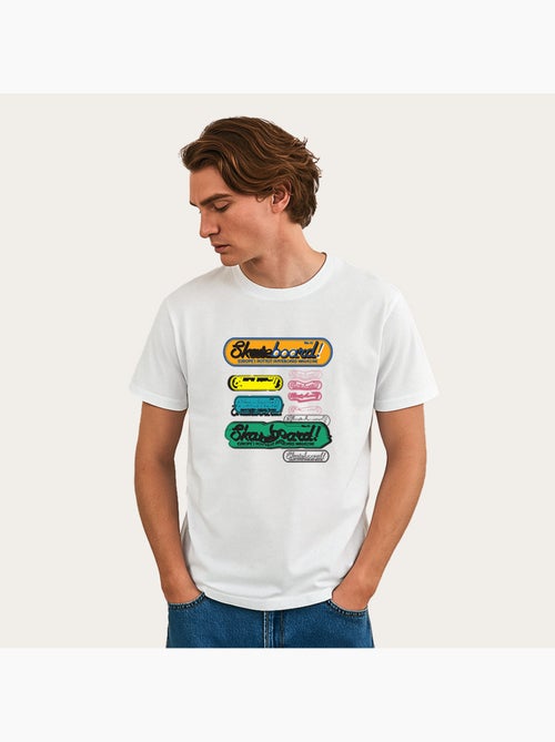 T-shirt Uomo - SKATEBOARD! MAGAZINE MORE STATIC - Kiabi