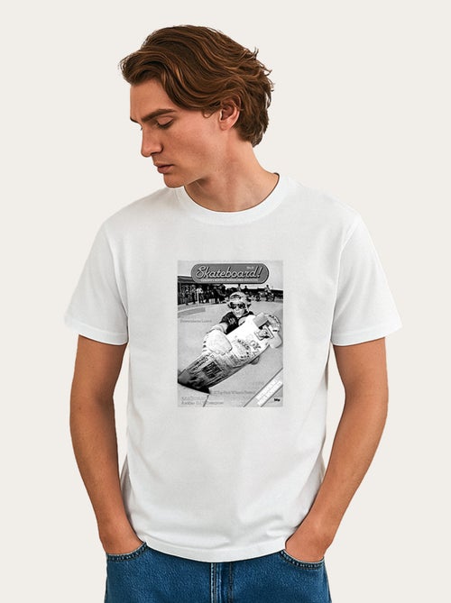 T-shirt Uomo - SKATEBOARD! MAGAZINE POWERPLACES - Kiabi