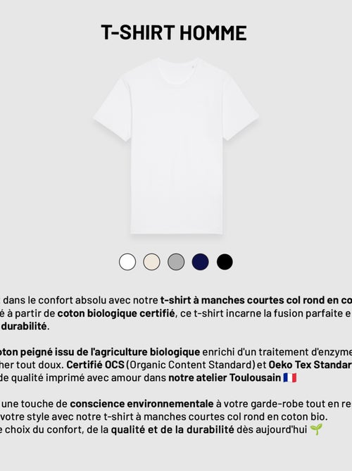T-shirt Uomo - SKATEBOARD SLOTH - Kiabi