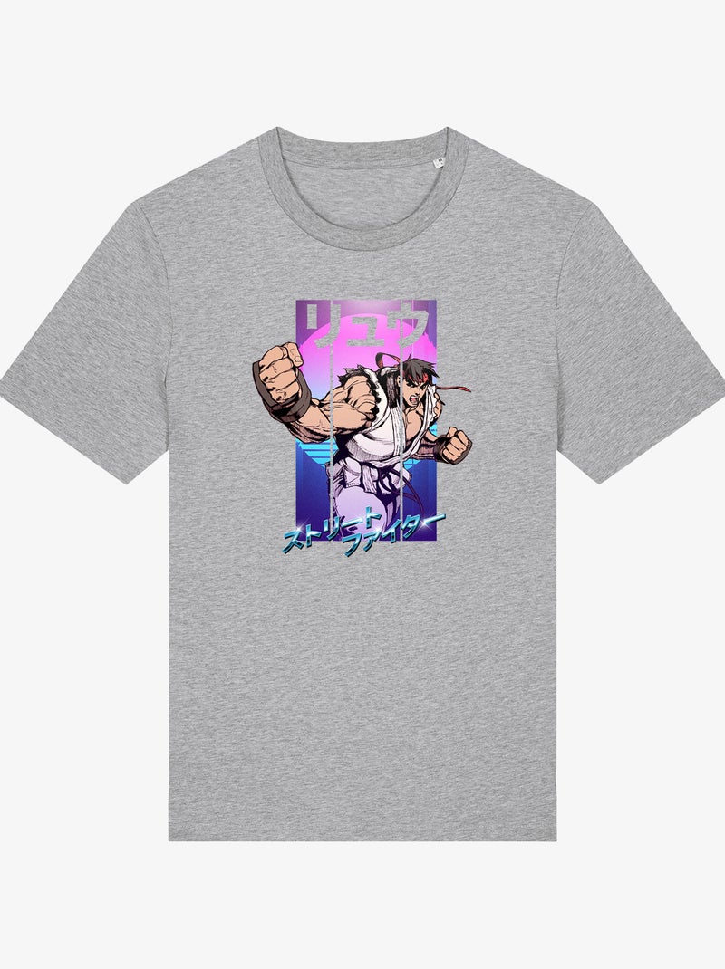 T-shirt Uomo - STREET FIGHTER 3 Grigio melangiato - Kiabi