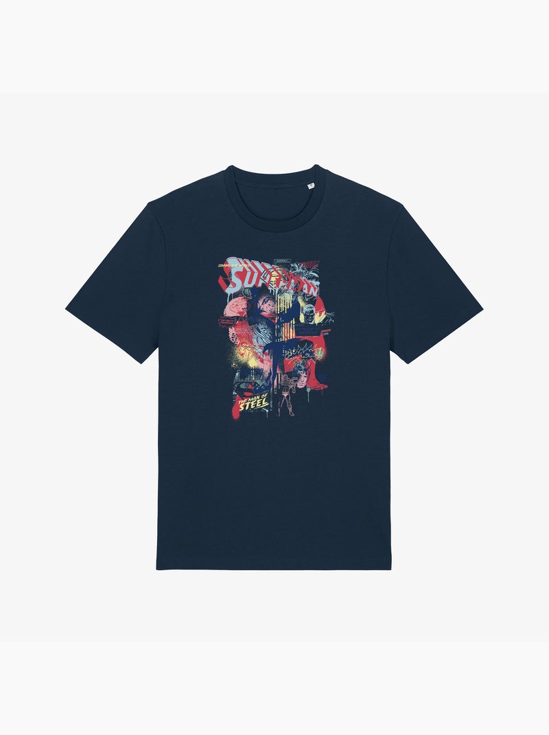 T-shirt Uomo - SUPERMAN 2 Blu marino - Kiabi