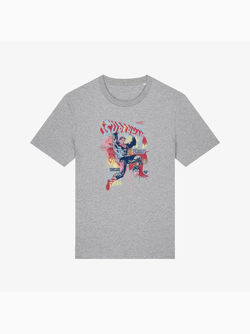 T-shirt Uomo - SUPERMAN 2 Grigio melangiato - Kiabi