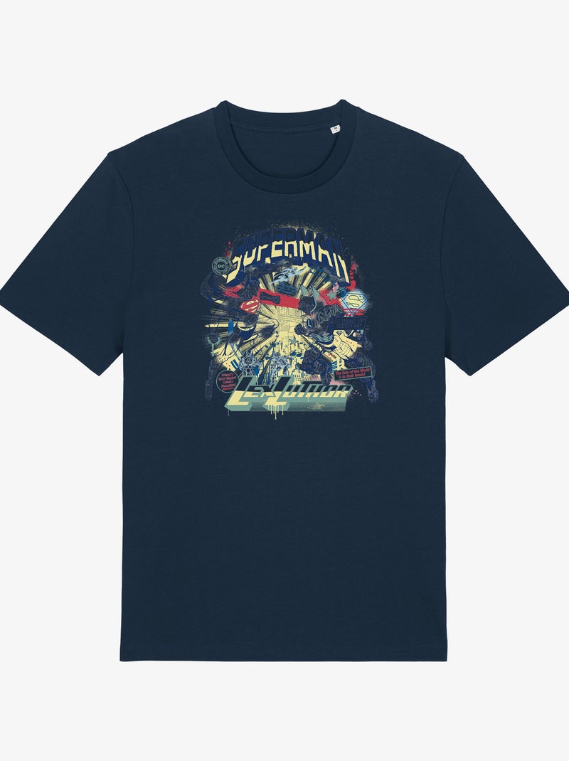 T-shirt Uomo - SUPERMAN LEX LUTHOR Blu marino - Kiabi
