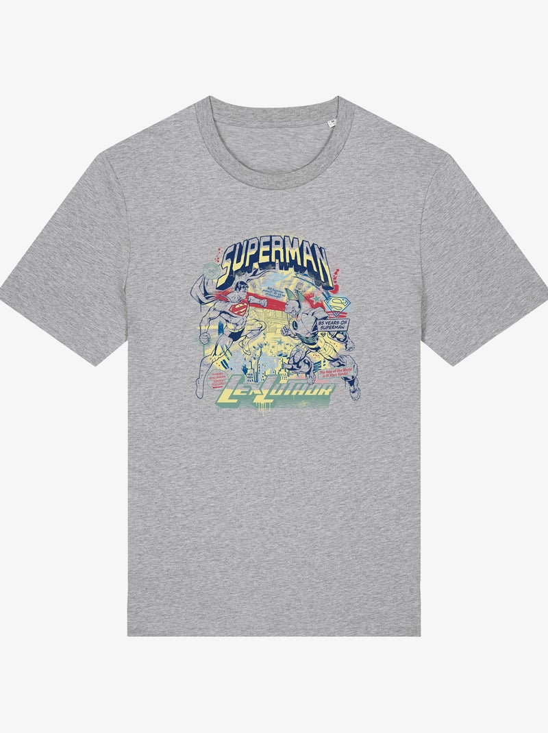 T-shirt Uomo - SUPERMAN LEX LUTHOR Grigio melangiato - Kiabi
