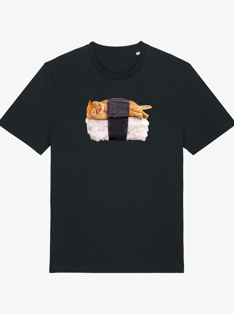 T-shirt Uomo - SUSHI CAT Nero - Kiabi