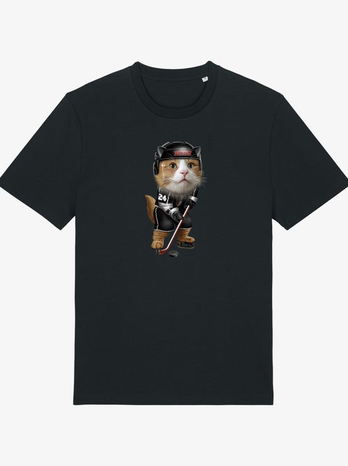 T-shirt Uomo - TEAM HOCKEY CAT - Kiabi