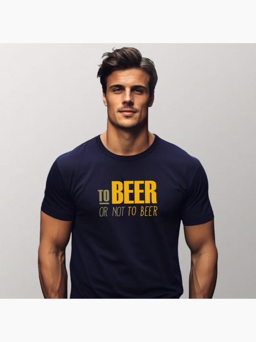 T-shirt Uomo - TO BEER OR NOT TO BEER - Kiabi