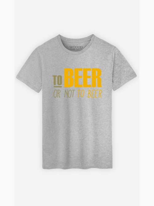 T-shirt Uomo - TO BEER OR NOT TO BEER - Kiabi