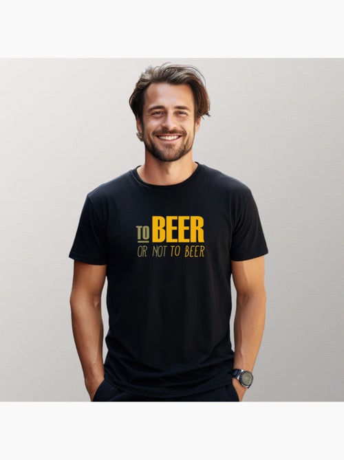 T-shirt Uomo - TO BEER OR NOT TO BEER - Kiabi