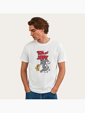 T-shirt Uomo - TOM AND JERRY CHEESE GRAPHIC