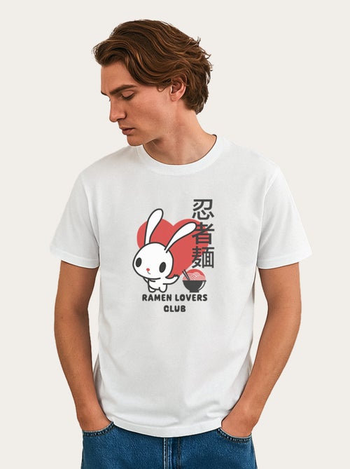 T-shirt Uomo - TORC RAMEN LOVERS CLUB BUNNY - Kiabi