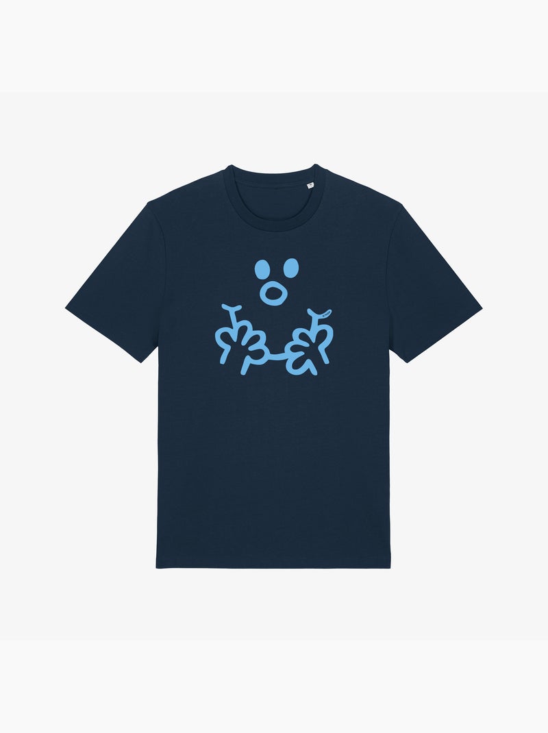 T-shirt Uomo - VISAGE MONSIEUR Blu marino - Kiabi