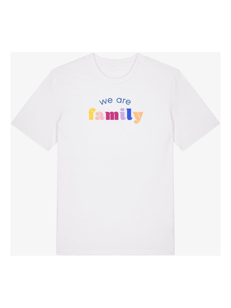 T-shirt Uomo - WE ARE FAMILY Bianco - Kiabi