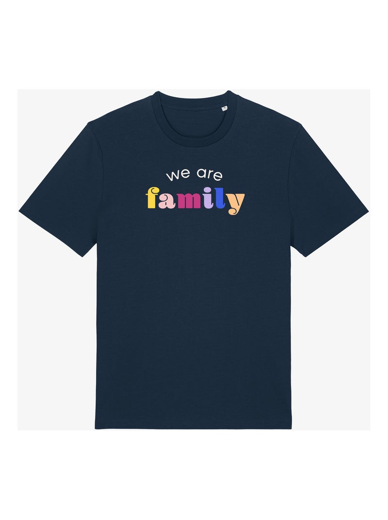T-shirt Uomo - WE ARE FAMILY Blu marino - Kiabi