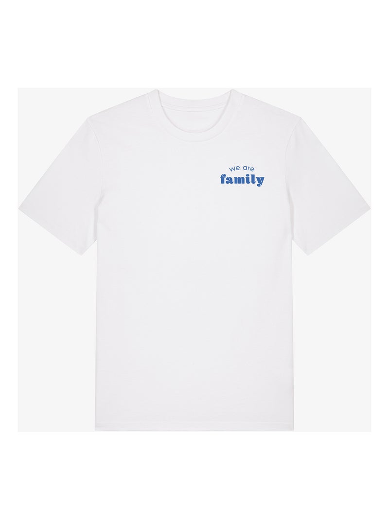 T-shirt Uomo - WE ARE FAMILY COEUR Bianco - Kiabi
