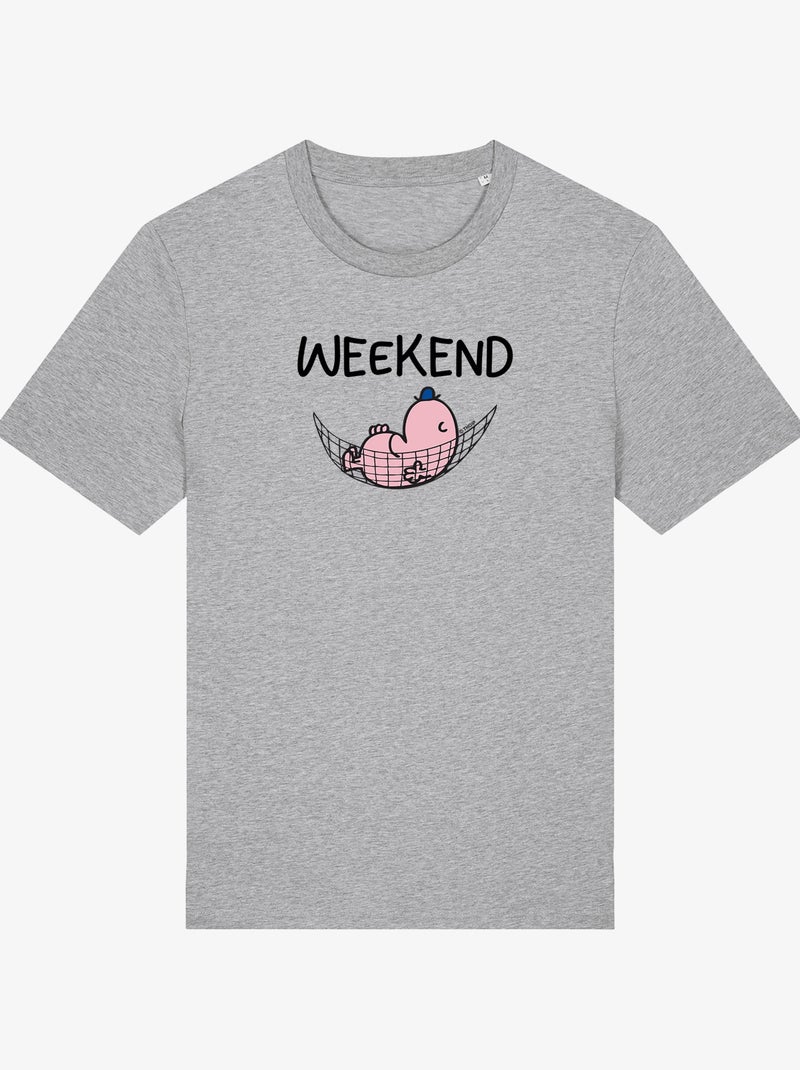 T-shirt Uomo - WEEKEND Grigio melangiato - Kiabi