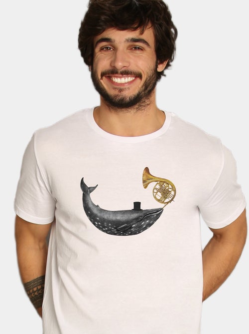 T-shirt Uomo - WHALE SONG - Kiabi