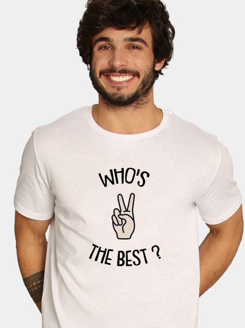 T-shirt Uomo - WHOS THE BEST - Kiabi
