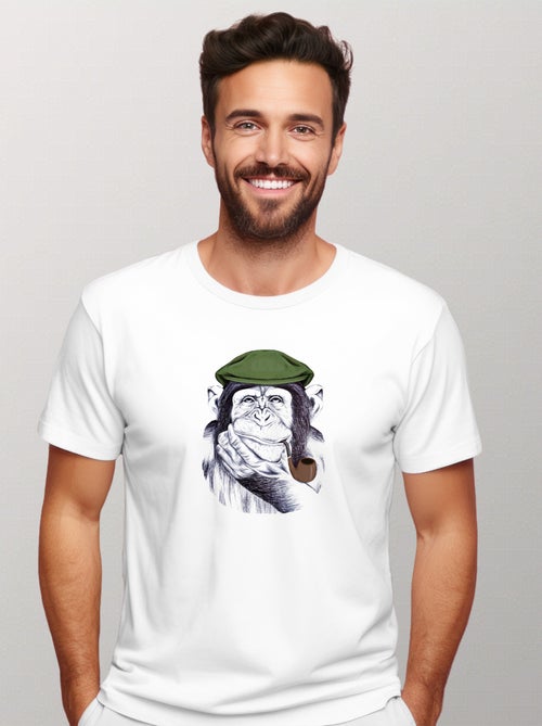 T-shirt Uomo - WISE MR CHIMP - Kiabi