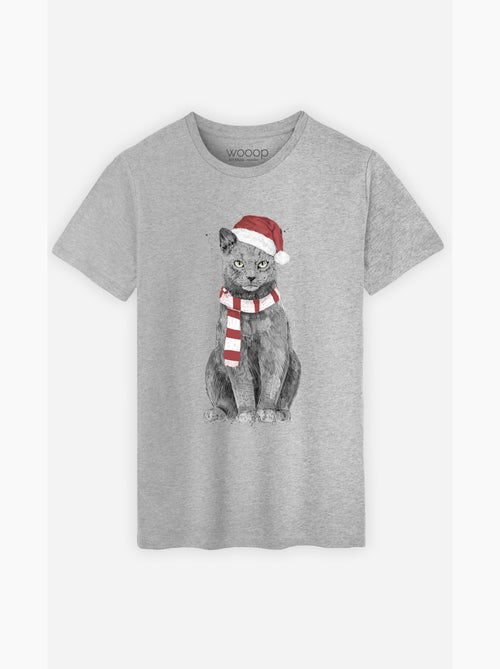 T-shirt Uomo - XMAS CAT - Kiabi