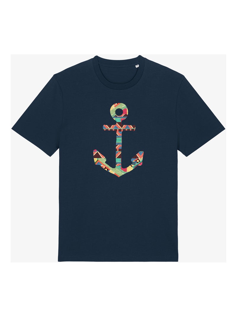 T-shirt Uomo - YOU MAKE ME HOME Blu marino - Kiabi