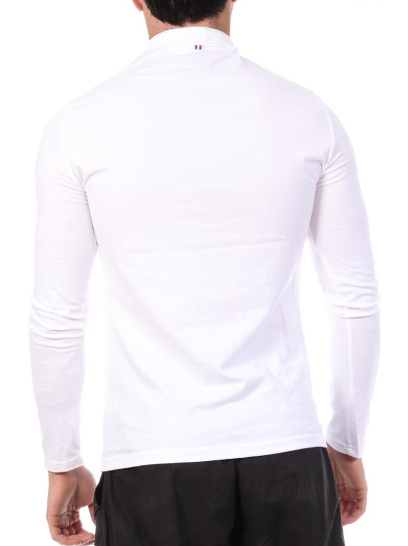 T-Shirt Uomo a Maniche Lunghe Le Coq Sportif Bianco - Kiabi