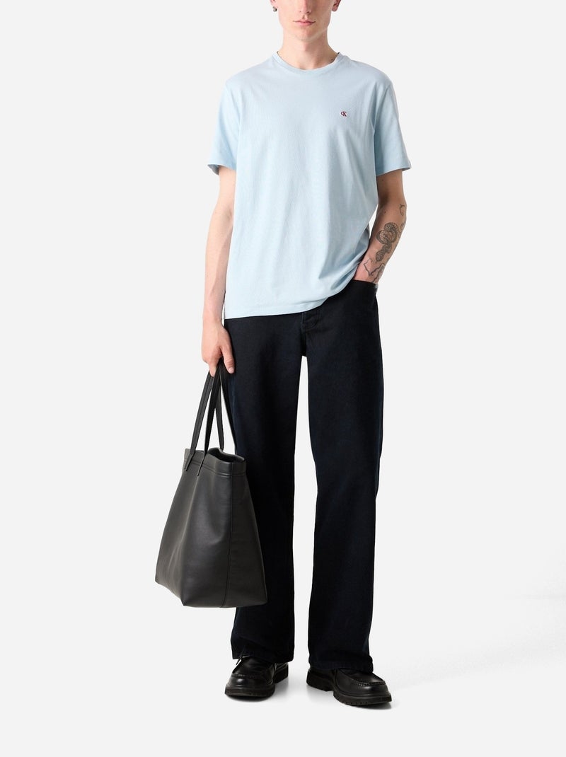 T-shirt Uomo Calvin Klein Blu - Kiabi